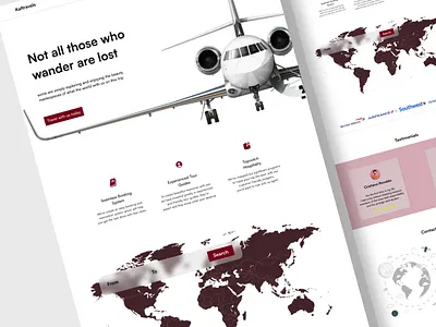 Flight Ticket Booking Website Ui Design design ui ux web design