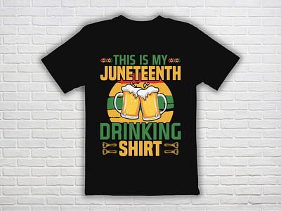 JUNETEENTH T-SHIRT DESIGN adobe illustrator design graphic design juneteenth t shirt print t shirt t shirt design vector