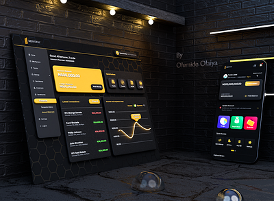 3D Dashboard design dark mode 3d dark mode activity app blender dsshboard illustration landingpage mobile design uiux webdesign