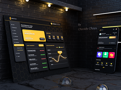 3D Dashboard design dark mode 3d dark mode activity app blender dsshboard illustration landingpage mobile design uiux webdesign