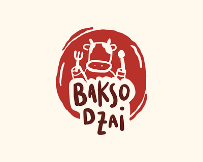 Bakso Dzai branding doodles doodles logo graphic design lettering logo logo