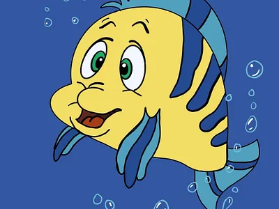 Flounder Doodle