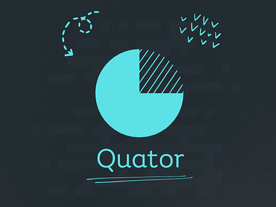 Quator Company Business Card Design 3d app branding business canva card design graphic design icon illustration logo minimal quator ui vector