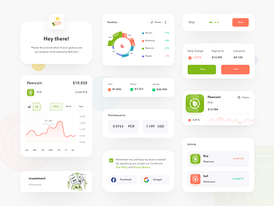 Ui UX Component - Cryptocurrency Wallet business components consistency customization design development efficiency framework integration library modularity product prototyping responsive reusability scalability system ui user friendly ux