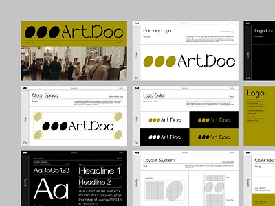 Art.Doc - Brand Guideline art art identity artworks brand brand guideline brand identity branding branding identity design exhibition fineart graphic design guideline identity identity guideline