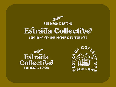 Estrada Collective adventure branding camping design explore hiking illustration mountains national park nature outdoors outside san diego travel wild