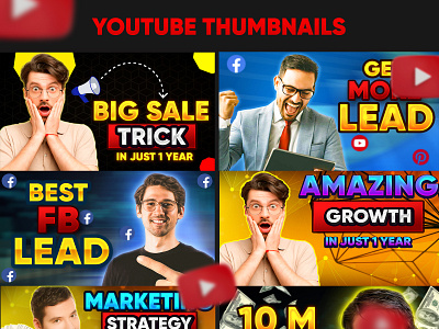 YouTube Video Thumbnail Designs banner cover art influencer thumbail mentor thumbnail thumbnail thumbnail design thumbnails youtube youtube thumbnail youtube thumbnails