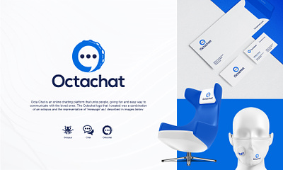 Octachat Logo branding chatapp chatinglogo chatlogo creative design fiverr graphic design identity logo logomaker logos logoservice startup starup logo