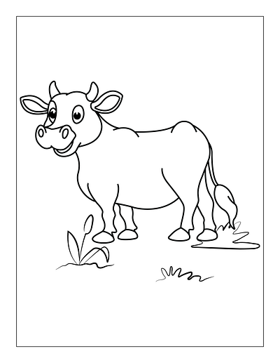 Cute-Animals-coloring-Page-for-8 dog coloring pages