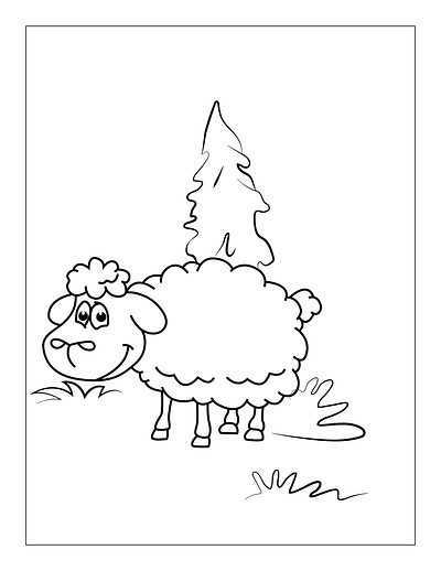 Cute-Animals-coloring-Page-for-1 dog coloring pages