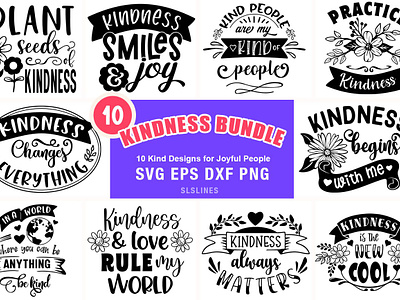 Kindness SVG Bundle - Be Kind