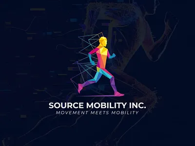 Logo Design | Brand Design for a Mobility Inc. 3d logo colorful logo custom logo design geometric logo graphic graphic design logo logo design low poly modern logo polygonal logo premium logo