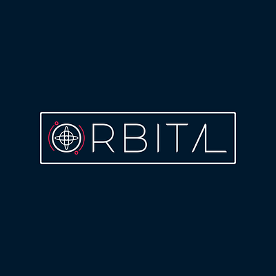 Orbital Logo 🌌 art branding circle design graphic design logo orbit planet space star