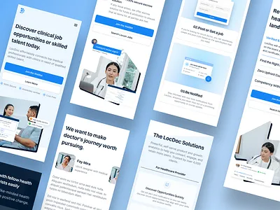 Seamless Locum Job Hunting on the Go figma illustration mobile design uiux