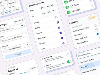Beyond the Basics: Advanced Techniques in Filter UI Design app button card checkbox date design dropdown figma filter filters input radio button settings switch templates text field time toggle ui ui kit