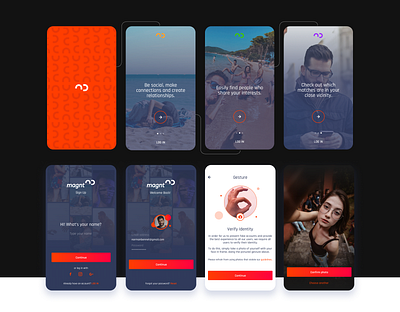 Dating App UX/UI app app design branding dating app graphic design logo mobile app ui uxui