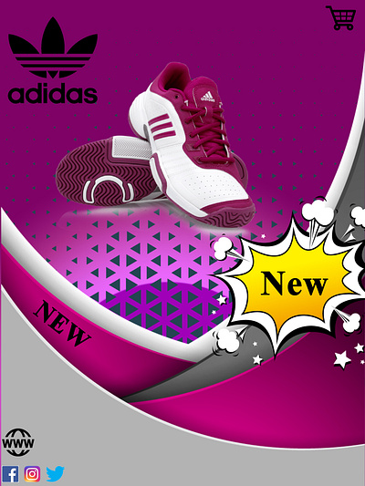 shoes poster design 3d animation banner branding facebook ads graphic design instagram ads logo motion graphics poster poster design