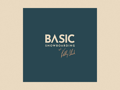 Basic Snowboarding with Kelly Clark - Logo branding design logo