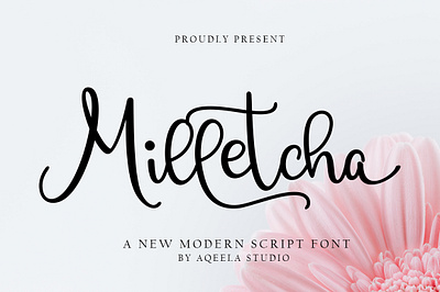 Milletcha Font branding ca design graphic design illustration lettering logo script type typography ui