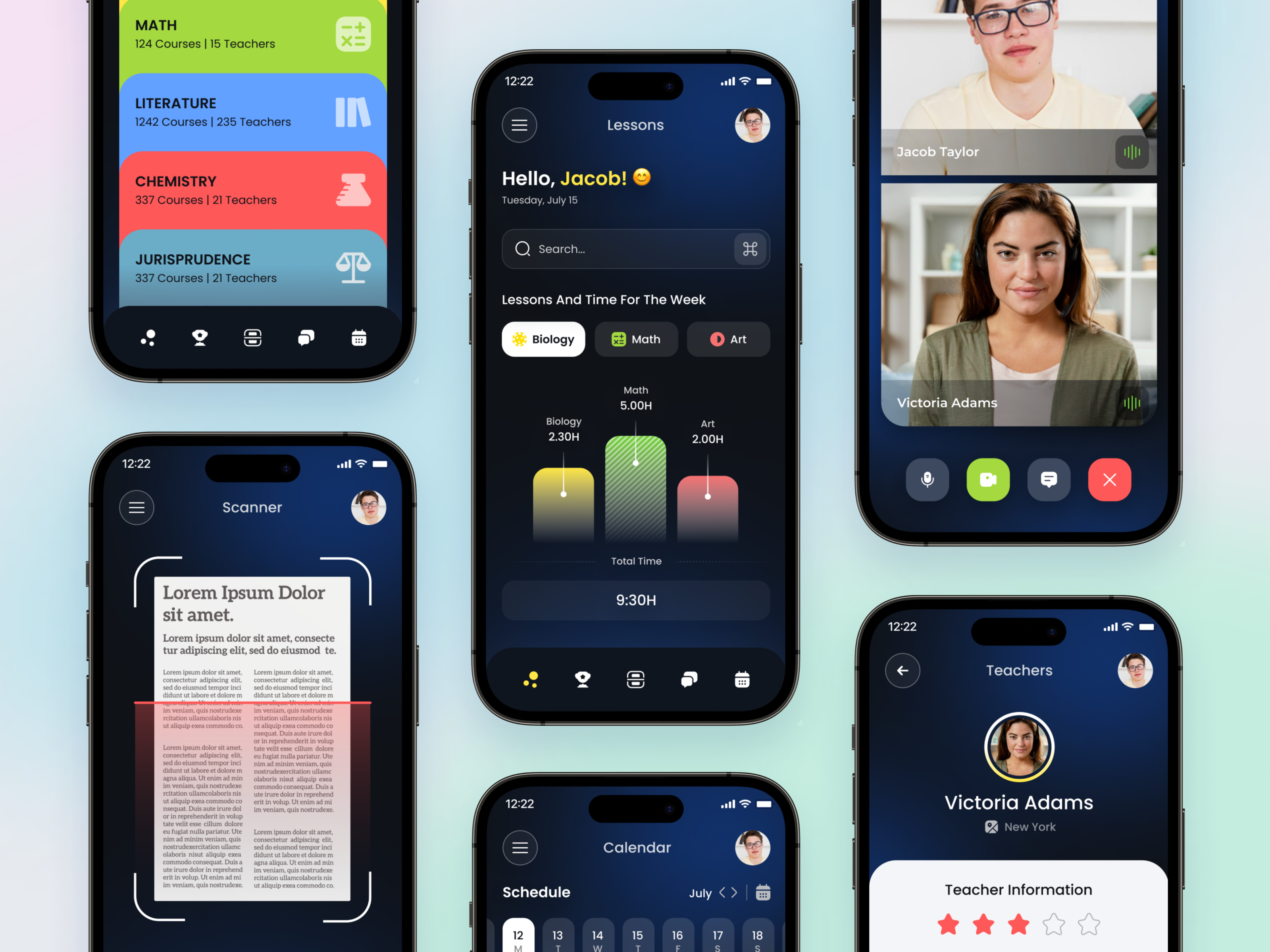 Mobile App - Online Learning app appl class course design e learning exploration ios iphone learn learning learning app mobile mobile app online course school study studying ui ui design