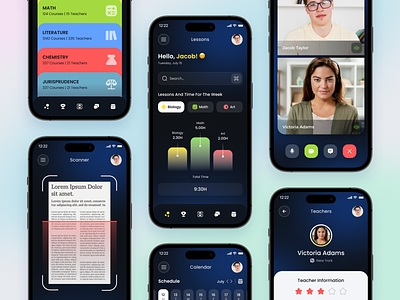 Mobile App - Online Learning app appl class course design e learning exploration ios iphone learn learning learning app mobile mobile app online course school study studying ui ui design