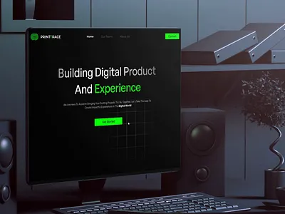 Digital Agency Landing Page agency website animation company creative creative agency creative direction design digital agency home page landing page portfolio portfolio web site prototype studio ui ux web web design website website design