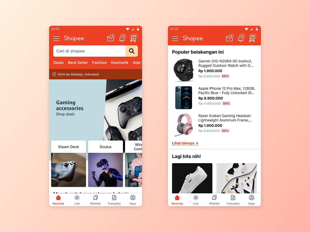 Shopee Indonesia — Redesign by Harman Abiwardani on Dribbble