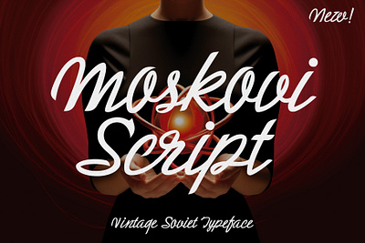 Moskovi Script – Vintage Soviet Typeface branding film font graphic design moscow moskovi movie poster propoganda retro russian script soviet typeface ussr vintage