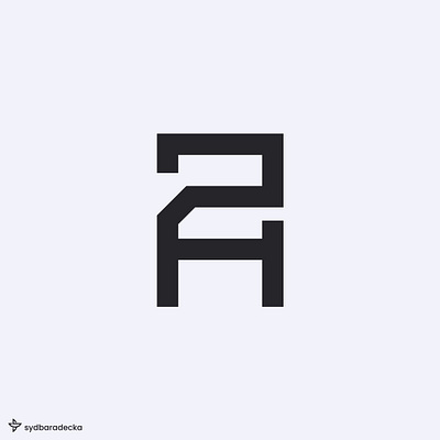 Minimal Letter Z and A Monogram Logo Design branding design designer graphic design illustration letter logo logo design logomark minimal minimalist monogram vector za
