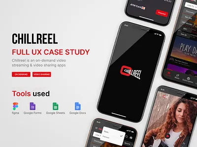 UX Case Study - Chillreel - OTT Cum Video Sharing App app design case study mobile apps ui ui design uiux design ux case study