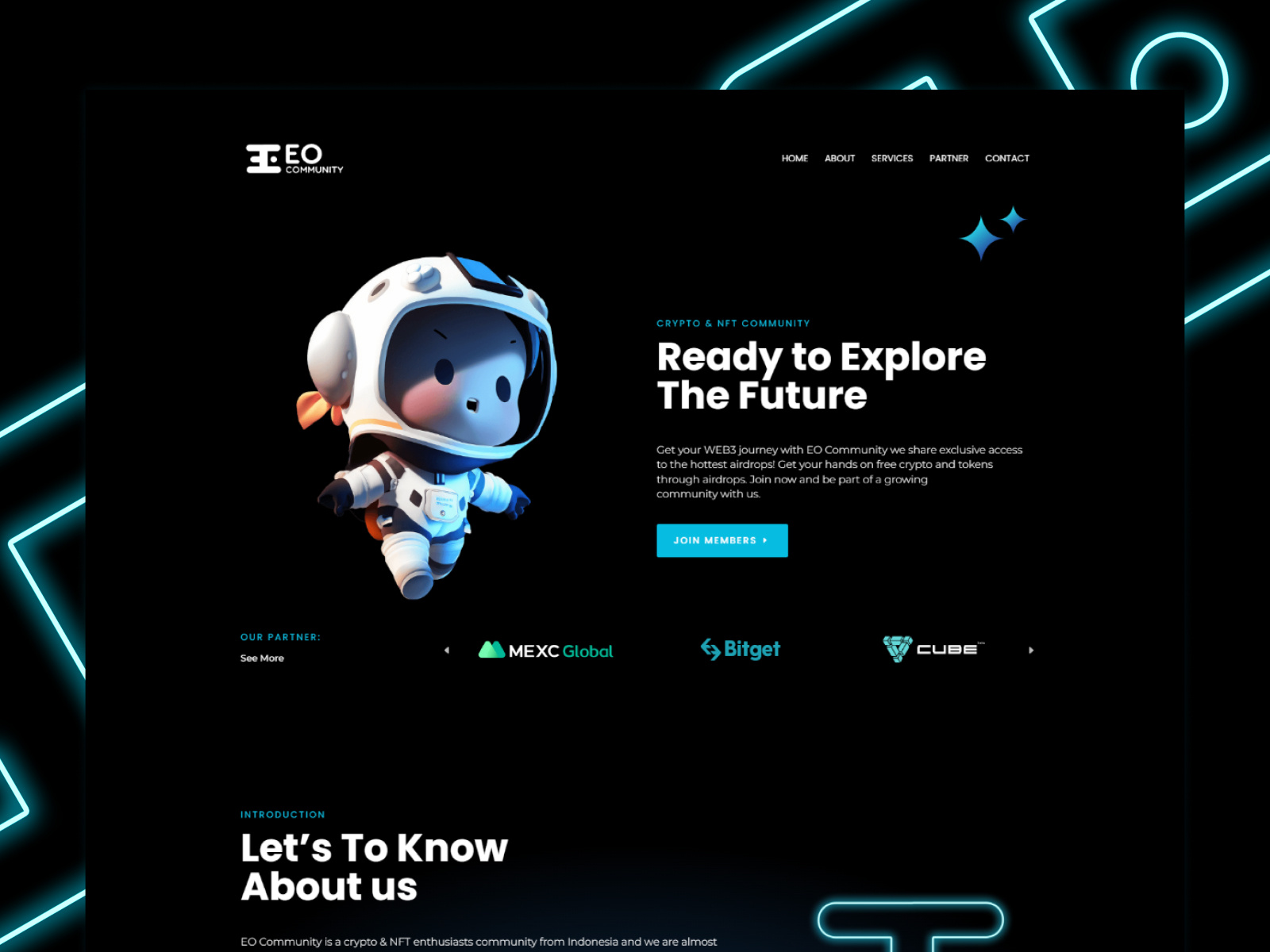 EO Community - Crypto & NFT Community | UI & Web Design crypto nft ui ui crypto nft ui design web design web3