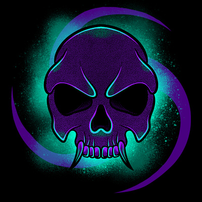 Dark Skull artwork dark design head illustration poison skull skull art skull head tattoo