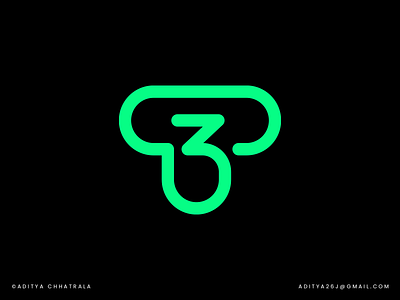 T3 - logo mark, logo design, monogram a b c d e f g h i j k l ai app icon brand identity branding icon letter logo logo logo design logo designer logo mark logodesign logos logotype m n o p q r s t u v w x y z minimalist logo modern logo monogram t logo vector