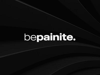 BEPAINITE branding design graphic design logo minimal typography