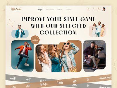 Fashion E-commerce Website Design - Hipster clothing brand clothing store ecommerce ecommerce store ecommerce website fashion fashion design homepage landing page landing page design marketplace online shop online shopping online store product shopping ui design uiuxdesign web design website