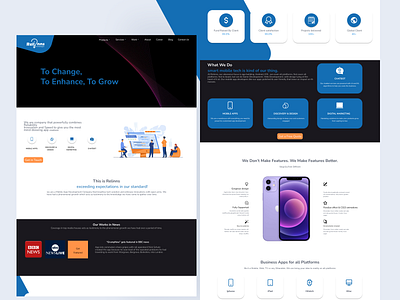 Relinns Tech Redesign branding graphic design ui