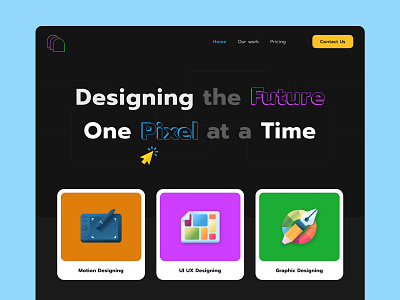 DesignScope Website creativeagency creativedesign dark mode dark ui dark website design designagency designinspiration designservices designtrends hero section landing page ui uiuxdesign userinterface webdesign websitedesign