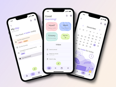 Task Management Mobile App Concept app design ui ux