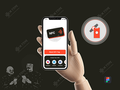 NFC bluetooth branding design graphic design ios app iot mobile app ui
