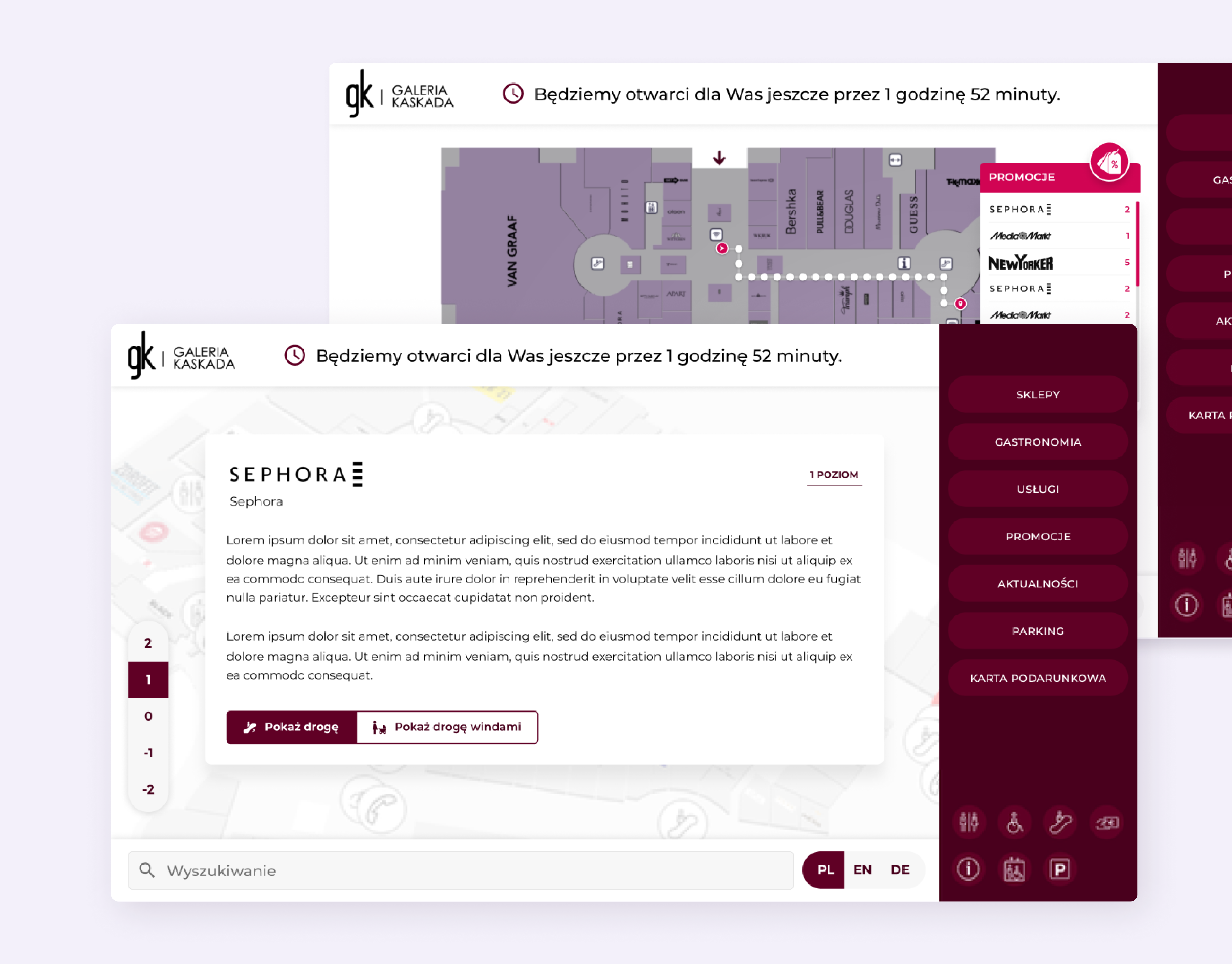 Wayfinder - App redesign app application design map redesign road system ui ux