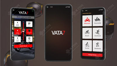 Vata7 bluetooth design ios app iot logo mobile app ui