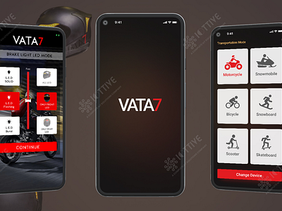 Vata7 bluetooth design ios app iot logo mobile app ui