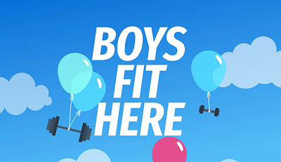 CityFit - Boys Fit Here animation motion graphics