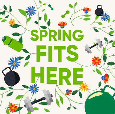 CityFit - Spring fits here animation motion graphics