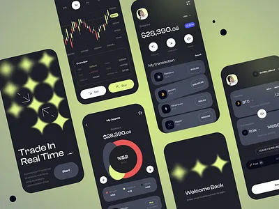 Crypto wallet - Mobile app app app design blockchain crypto crypto currency crypto wallet mobile app mobile app design mobile design mobile ui