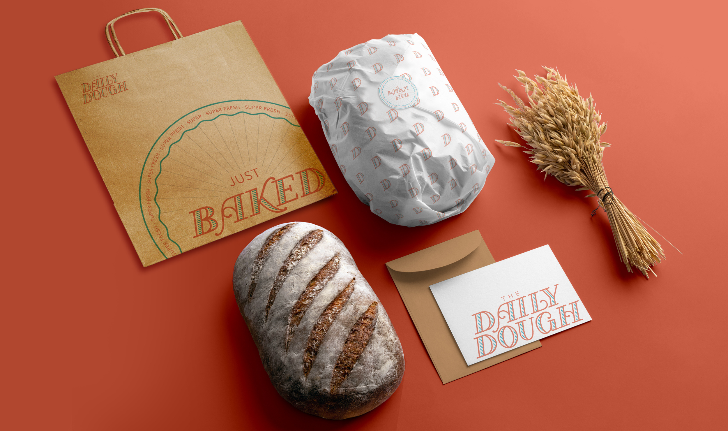 Branding - The Daily Dough brand brand design brand identity branding branding design custom lettering custom logo dribbble freethrow hand lettering identity design illustration lettered logo lettering logo logo design logotype procreate