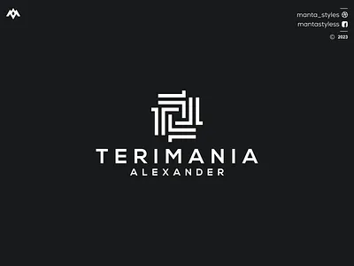 TEREMANIA ALEXANDER branding company logo design design logo graphic design icon logo minimal t logo
