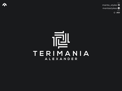TEREMANIA ALEXANDER branding company logo design design logo graphic design icon logo minimal t logo