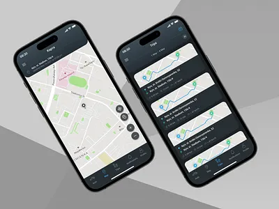 Venbest: Secure Car Concept Design android app design design app etnocode ios map screen mobile app mobile application mobile design save movement secure map uikit concept uikit design uiux