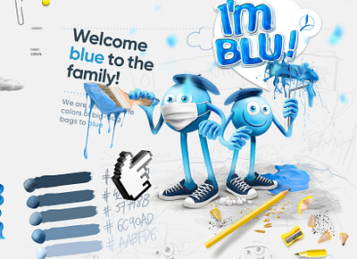 BluBlu graphic design key visual kv